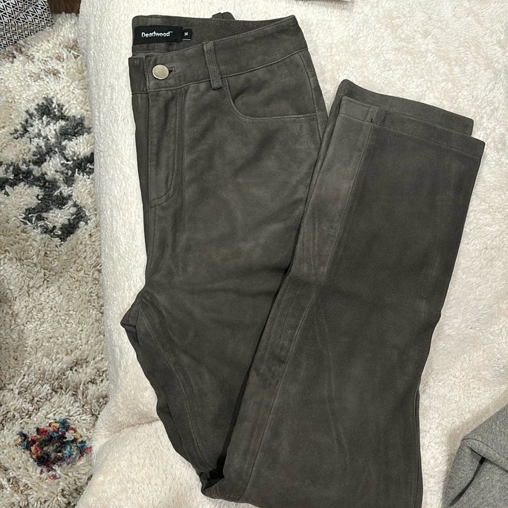 Free people ×Deadwood Sustain Phoenix Suede Pants